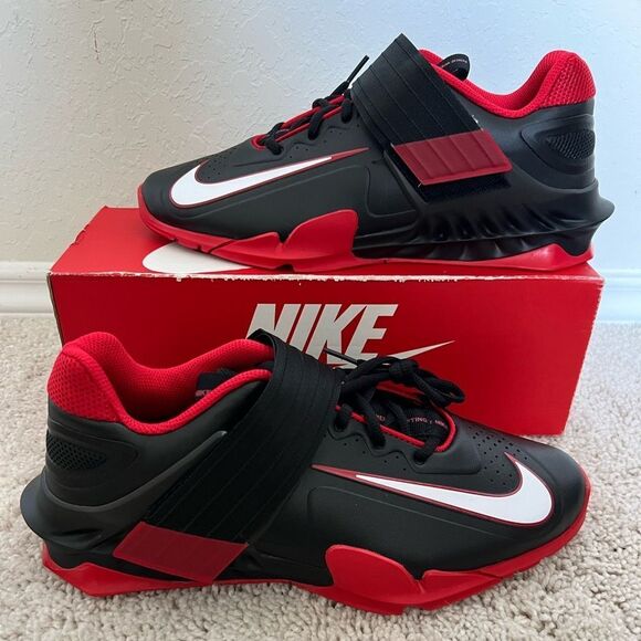 Nike Savaleos Weightlifting Shoes Black/University - Picture 1 of 9